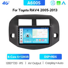 Radio Multimedia con GPS para coche, Radio con reproductor de vídeo, Android 10, 6 GB RAM, 128GB rom, 2Din, para Toyota RAV4, años 2001, 2002, 2003, 2004, 2005 2024 - compra barato