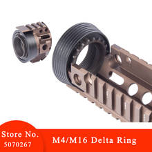 Juego de anillos Delta Element 5,56 de acero M4 para serie M4/M16 Airsoft AEG Tactical Drop-in Rail System guardamanos OT0423 2024 - compra barato