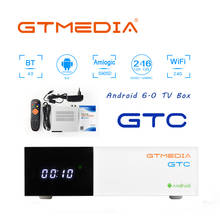 GTMEDIA GTC Smart TV Box DVB-S2 DVB-T2/Cable/ATSC-C/ISDBT WiFi 3D 4K Network Bluetooth 4.0 Android TV Box 2024 - buy cheap