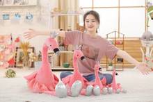 2019 Swan Plush Toys Cute Flamingo Doll Stuffed Plush Soft Toy for Children Girlfriend Birthday Gift Pillows Plush Kids Toys 2024 - buy cheap