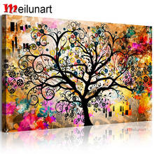 Pintura de diamante árvore abstrata colorida 5d bricolagem quadro quadrado completo de diamante broca redonda bordado venda decoração de casa as0799 2024 - compre barato