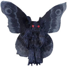 Gothic Mothman Plushie, Stuffed Plush Doll with Bright Red Eye for Home Decoration & Birthday Gift for Friends 2024 - buy cheap