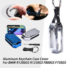 Chaveiro de alumínio para motocicleta, capa para bmw r1200gs r1250gs, f800gs, k1600, gt 2010-2019 2024 - compre barato