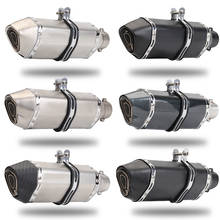 Akrapovic выхлопной мотоцикл Escape для HONDA goldwing 1800 silver wing xr 250 xr 400 rebel 250 cb 400 sf goldwing gl1800 cbr f4 2024 - купить недорого