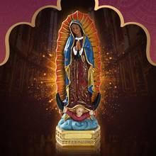 1PC Exquisite 8 Inch Guadalupe Virgin Mary Statue Christian Figure Gift Christmas Decoration Ornaments 2024 - buy cheap