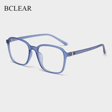 BCLEAR-gafas ópticas de moda para hombre y mujer, anteojos con montura ultraligeros cuadrados Retro, gafas graduadas TR90, lentes transparentes 2024 - compra barato