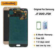 Original 5.5'' LCD for Samsung Galaxy J7 Duo 2018 J720 J720F AMOLED LCD Display Touch Screen Digitizer Assembly For samsung J720 2024 - buy cheap