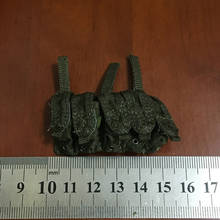 Bolsa de pistola de soldado masculino SH08 a escala 1/6 para hombre, Clip de Rifle de repuesto para figura de acción de 12 ", accesorios para el cuerpo 2024 - compra barato