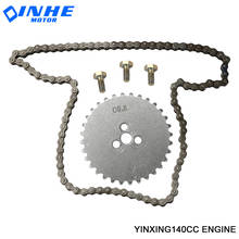 YX140 Timing Chain Timing Gear Sprocket kit For YX YinXiang 140cc 1P56FMJ Horizontal Engine Dirt Pit Bike 2024 - buy cheap