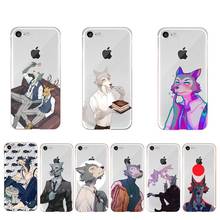 Funda de teléfono de dibujos animados japoneses BEASTARS, para iPhone X, XS MAX, 6, 6s, 7plus, 8, 8Plus, 5, 5S, SE, 2020, XR, 11, 11pro max 2024 - compra barato