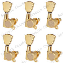 3R3L 6R 6L Colour Gold Electric Guitar strings button Tuning Pegs Keys tuner Guitar accessories Parts Musical instrument 2024 - buy cheap