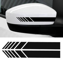 2pcs 6 Colors Car Rear View Side Mirror Sticker Car Body Stripe Vinyl Sticker Decal DIY Graphic Universal 2024 - buy cheap