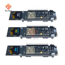 Placa de desenvolvimento módulo placa de desenvolvimento esp32 com tela oled de 0.96, wi-fi, bateria de lítio, bluetooth, esp8266 cp2102 2024 - compre barato