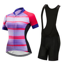 Breathable Cycling Jersey Women Set Summer Bike Clothes Bib Short 2022 Sport Wear Female Bicycle Clothing Mtb Dress Mallot Kit 2024 - buy cheap