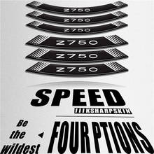 New personality motorcycle sticker tire decal reflective decorative film for KAWASAKI z750 2024 - buy cheap