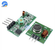 1 lote = 1 par (2 pces) 433mhz rf transmissor e receptor módulo link kit para arduino/braço/mcu wl diy 433mhz sem fio 2024 - compre barato