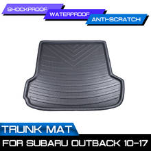 Car Floor Mat Carpet For Subaru Outback 2010 2011 2012 2013 2014-2017 Rear Trunk Anti-mud Cover 2024 - buy cheap