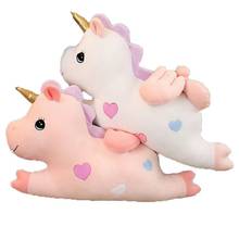 Unicorn Plush Toys soft Stuffed Plush Animals Toy horse Sofa Pillow cushion Baby Sleep Partner Playmate Kids Girl Gift 2024 - buy cheap