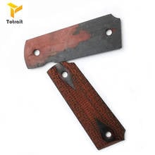 TOtrait-mangos de cuchillo profesional Colt 1911 G10, Parche de Material texturizado, escamas de bricolaje, espacios en blanco antideslizantes para empuñaduras de madera 1911, 1 par 2024 - compra barato