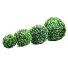 Artificial Plant Ball Topiary Tree Boxwood Home Outdoor Party Wedding Decoration Green Grass Ball Ornament Artificial Flowers 2024 - buy cheap