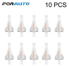 FORAUTO 10pcs/set Motorcycle Inline Gas Fuel Filter 1/4" 6.3mm Fuel Line Gasoline Filter For Dirt Bike ATV UTV Universal 2024 - buy cheap