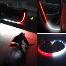 Car Door Decoration Light Strips Safety Waterproof Decoration Accessories Strobe Flashing Auto Opening Warning Flashing Lamp 12v 2024 - buy cheap