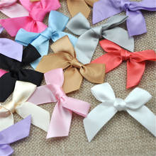 60pcs Mix Color Satin Ribbon Bows Handmade Flowers Sewing Accessories DIY Decoration Appliques Crafts A030 2024 - buy cheap