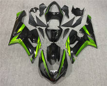 For Kawasaki Ninja 636 ZX-6R ZX6R 2005 2006 motorcycle accessories ABS black green fairing kit, zx6r 05 06 body fairing 2024 - buy cheap