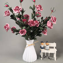 Креативная пластиковая ваза для домашнего декора небьющиеся вазы для учебы цветочный горшок свадебные декоративные небьющиеся вазы для цветов 2024 - купить недорого