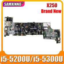 SAMXINNO For Lenovo ThinkPad X250 laptop Mainboard NM-A091 00HT370 00HT379 00HT386 Motherboard with i5-5200U/i5-5300U CPU 2024 - купить недорого