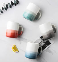 CHANSHOVA Smudged color simple cup creative cup travel mug glass for coffee coffee and tea mugs water cup cute mug  Milk Mugs 2024 - buy cheap