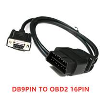 Universal OBD 2 16PIN TO DB9 RS232 Cable for Car Diagnostic Adapter Scanner Car OBDII Connertor Auto Vehicle OBD2 Cable Extender 2024 - buy cheap