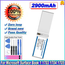 Для Microsoft Surface BOOK 1 1703 1704 1705 CR7-00005 CR7-00007 аккумулятор G3HTA020H G3HTA044H G3HTA045H DAK822470K батарея 2024 - купить недорого