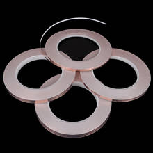 Cinta de lámina de cobre conductora de un solo lado, cinta de blindaje EMI adhesiva de 30M 2024 - compra barato