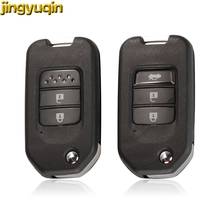 Jingyuqin Remote Flip Car Key Shell Suit For Honda Civic Accord City CR-V Jazz XR-V Vezel HR-V FRV 2/3 Buttons Original Key 2024 - buy cheap