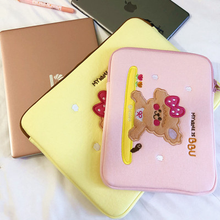 Tablet case laptop storage bag INS cute dog embroidery hand ipad flat liner bag 11 inch/13 inch laptop bag protective cover 2024 - buy cheap