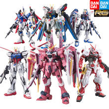 Bandai Собранная Модель RG полноразмерная серия SEED Freedom Justice delivery Air Combat Assault Red Heresy экшн-фигурка Gundam Toy Gift 2024 - купить недорого