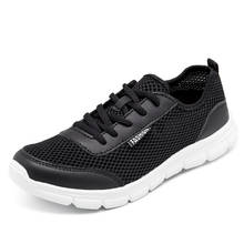 New Men Summer Casual Shoes Woman Breathable Large Size Outdoor Sports Shoes Beach Shoes Couple Mesh Gray Tenis Masculino 35-48 2024 - buy cheap