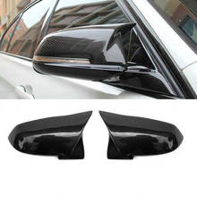 Capa de espelho para retrovisor de bmw, para modelos bmw 1 2 3 4 x m, f20, f21, f22, f23, f30, f32 acessórios para carro estilo de carbono f36 x1 e84 f87 m2 2024 - compre barato