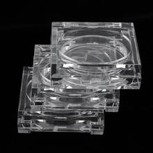 Caja vacía de cristal para sombra de ojos, contenedor de cosméticos, colorete, DIY, 3x 2024 - compra barato