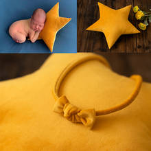 Newborn Photography Props Star-shape Pillows With headband Full-moon Baby Photo Shoot Accessories Creative Props 2024 - buy cheap