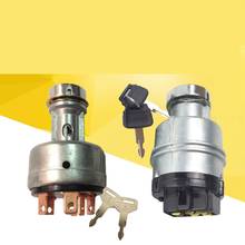 For Kobelco SK 60 200 210 230 250 260-5-6E-8 Excavator Ignition switch start lock head Excavator Accessories 2024 - buy cheap