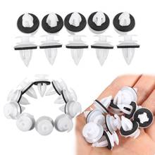 50Pcs Car Auto SUV Fender Retainer White Plastic Clips Fasteners For Toyota Lexus Lining Clips 3 mm VW Plastic Interior Panels 2024 - buy cheap