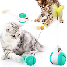 Tumbler Swing Toys for Cats Kitten Interactive Balance Car Cat Chasing Toy With Catnip Funny Pet Products for Dropshipping 2024 - buy cheap