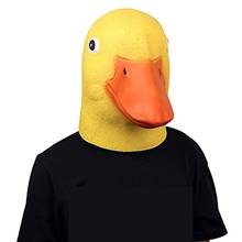 Yellow Duck Mask Quacker Latex Made Soft COS Cute Yellow Duck Headgear Halloween Party Cosplay Props Nice Gift 2024 - buy cheap