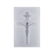 Silicone Mold Exquisite Vintage Cross Jesus Mirror DIY Jewelry Making Tools Epoxy Resin Molds Crystal Handmade Cake Fondant 2024 - buy cheap