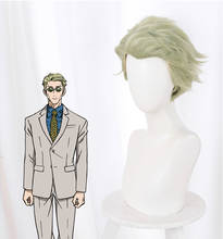 Peluca de Cosplay de Anime Jujutsu Kaisen Kento Nanami, pelo sintético corto resistente al calor de 30cm, para fiesta 2024 - compra barato