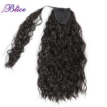 Blice Long Curly Ponytail Natural Wrap On Clip Hair Extensions False Hair Ponytail Synthetic Hair Piece For Women 2024 - buy cheap