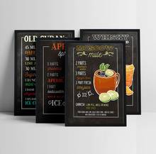 Cocktail Metal Sign Plaque Metal Vintage Pub Tin Sign Wall Decor for Bar Pub Club Man Cave Retro Metal Posters Canvas Painting 2024 - buy cheap