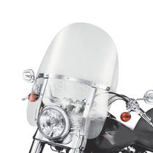 Parabrisas transparente para motocicleta Harley Fat Boy, parabrisas con soporte de montaje, Softail Slim 2000-2017, FLS, FLSTF, 2012 - 2017 2024 - compra barato